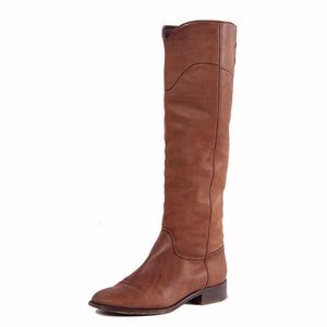 Chanel High Boot Calfskin riding boot 37.5